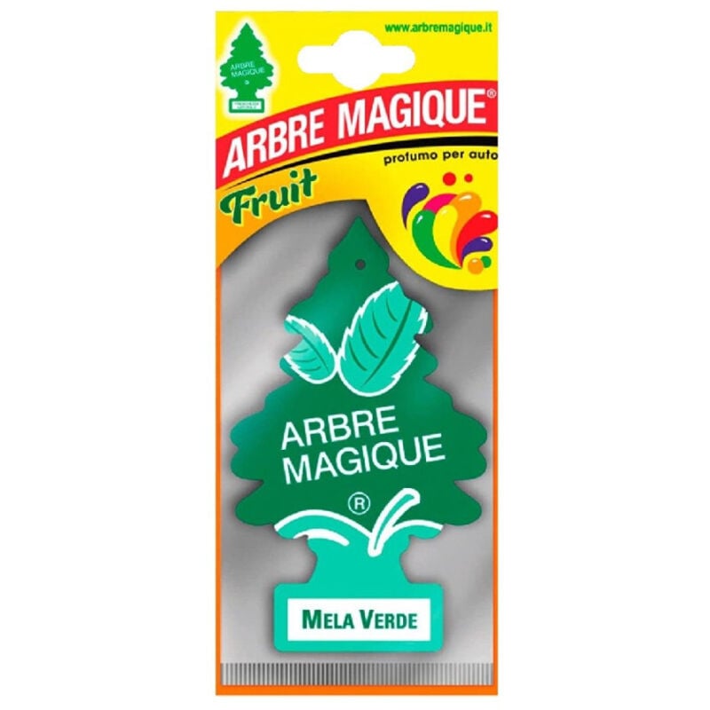 foto del prodotto trade shop traesio arbre magique mono deodorante profumatore auto profumazione fragranza mela verde 