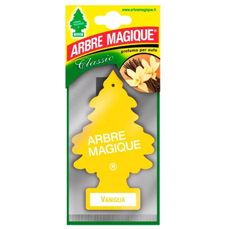foto del prodotto trade shop traesio arbre magique mono deodorante profumatore auto profumazione fragranza vaniglia 