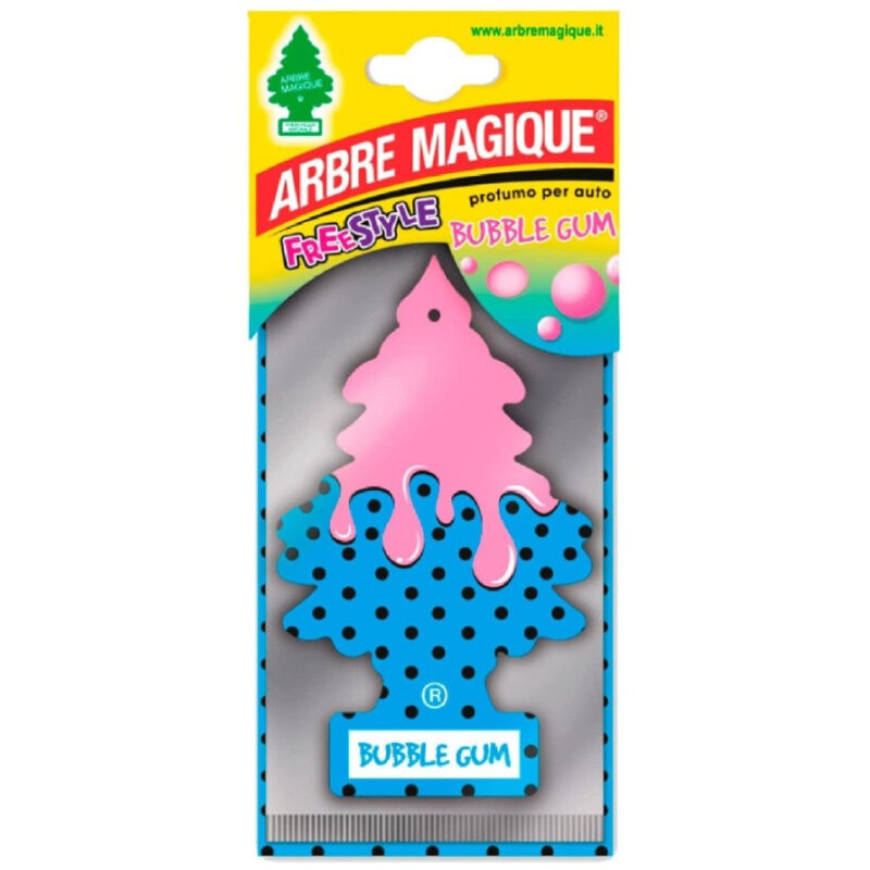 foto del prodotto trade shop traesio arbre magique mono profumatore per auto profumazione fragranza bubble gum dolce 