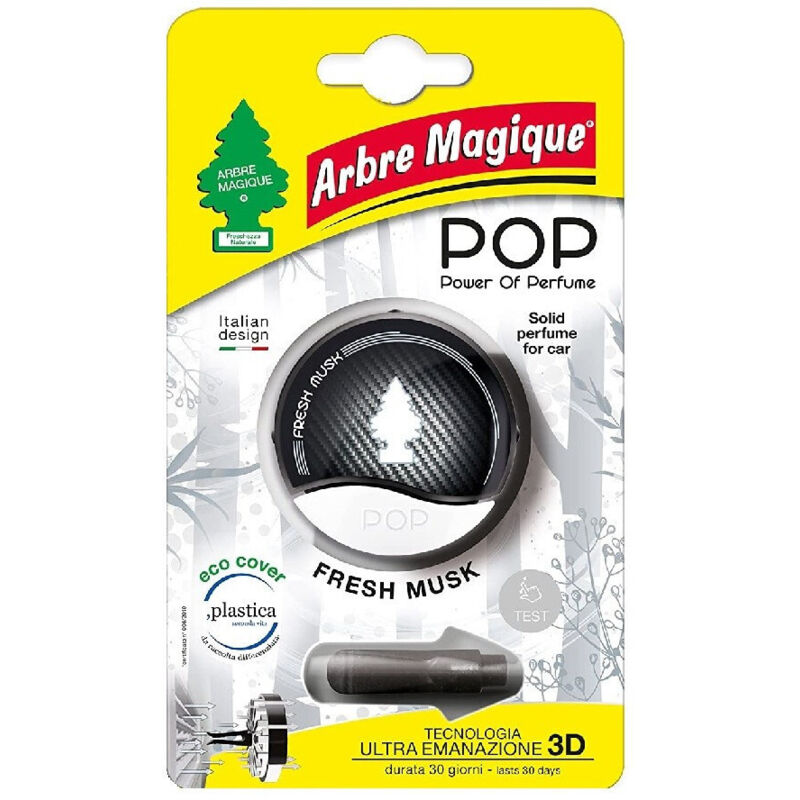 foto del prodotto trade shop traesio arbre magique pop deodorante per auto profumazione fresh musk muschio fresco 