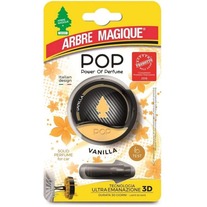 foto del prodotto trade shop traesio arbre magique pop profumatore deodorante per auto profumazione vanilla vaniglia 