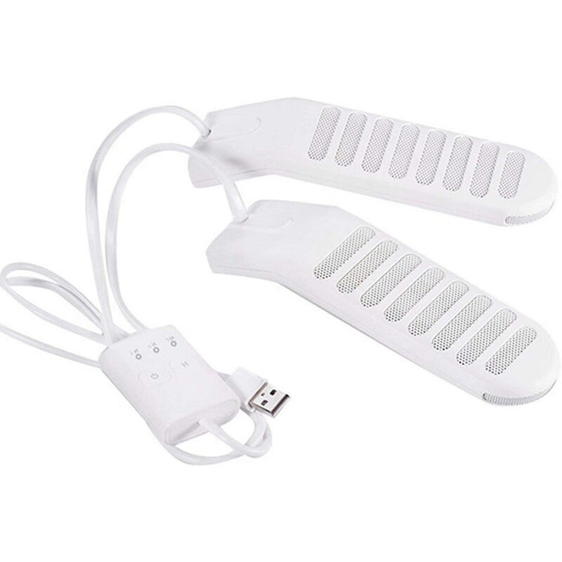 foto del prodotto trade shop traesio asciuga scarpe asciugatura portatile usb solette riscaldabili calzini scarponi 