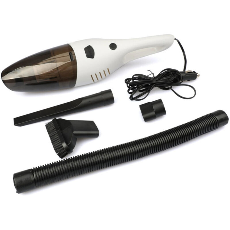 foto del prodotto trade shop traesio aspirapolvere aspira polvere per auto palmare a 12v 120w accessori kit pulizia 