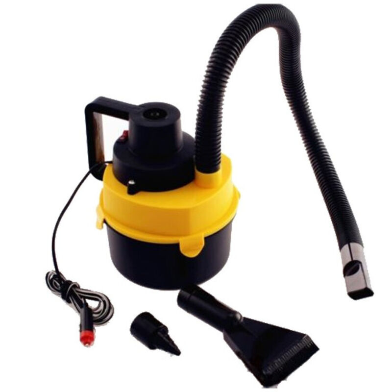 foto del prodotto trade shop traesio - aspirapolvere da auto portatile 12v accendisigari camper roulotte piu accessori -