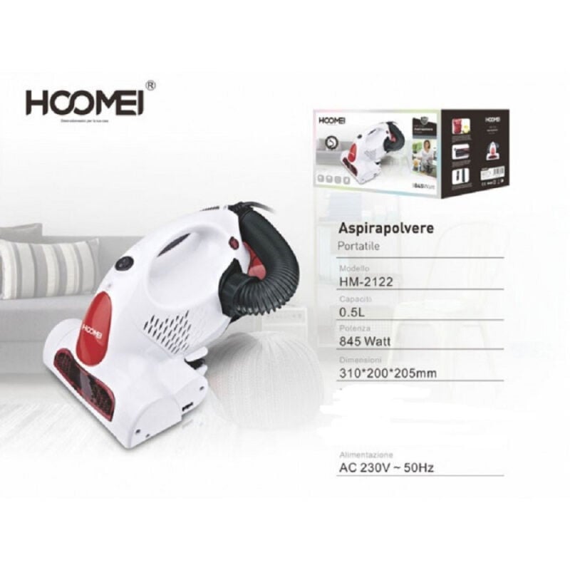 foto del prodotto trade shop traesio aspirapolvere portatile 845 w con sistema di filtrazione multi ciclonico hm 2122 