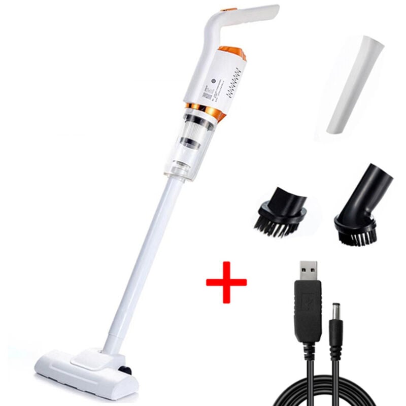 foto del prodotto trade shop traesio - aspirapolvere senza filo 2in1 a batteria ricaricabile aspira polvere c accessori -