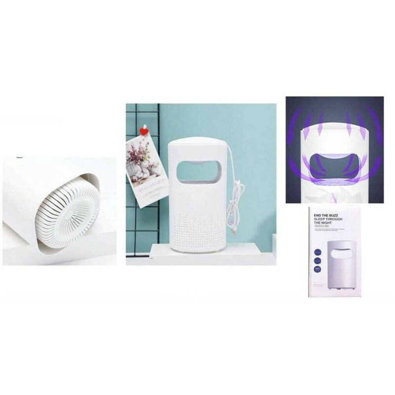 foto del prodotto trade shop traesio aspiratore lampada led zanzara anti zanzare zanzariera elettrica usb 