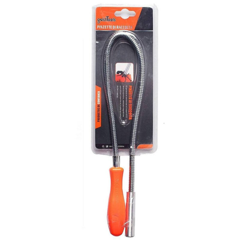 foto del prodotto trade shop traesio asta magnetica flessibile raccogli utensili magnetico con calamita 57 cm 94623 