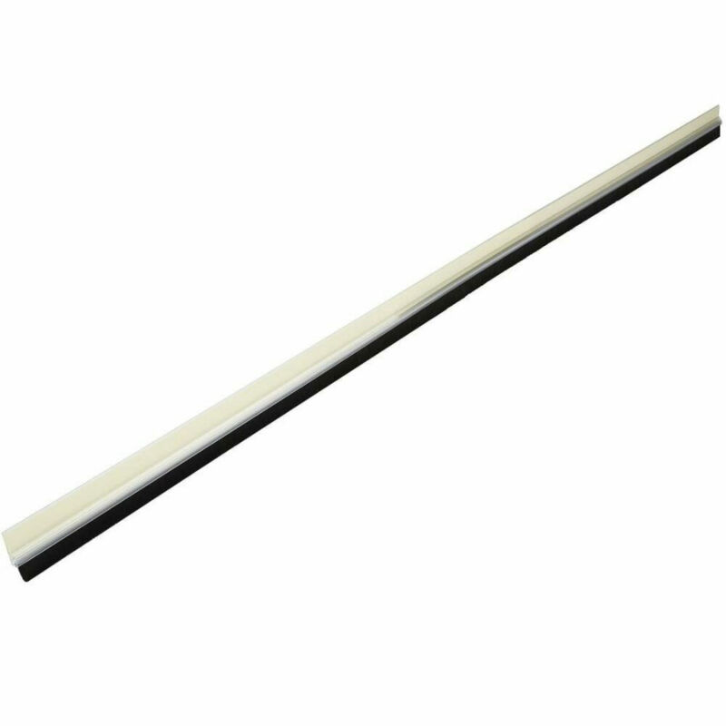 foto del prodotto trade shop traesio asta parafreddo paraspifferi per porta adesiva con spazzola 100 cm trasparente 