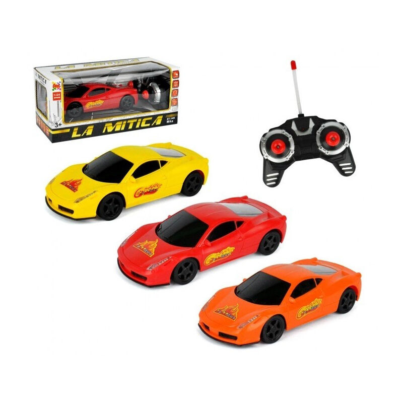 foto del prodotto trade shop traesio auto da corsa speed radiocomandata in scala 1 24 telecomando 4 funzioni 