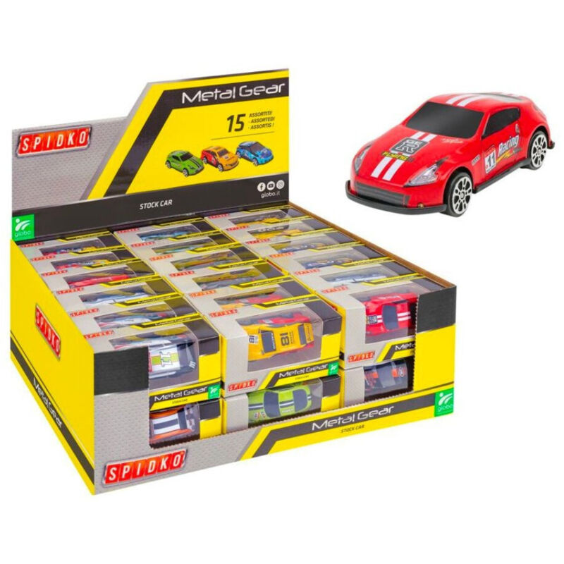 foto del prodotto trade shop traesio auto metallo ruota libera metal gear macchinine giocattolo 15 colori disponibili 