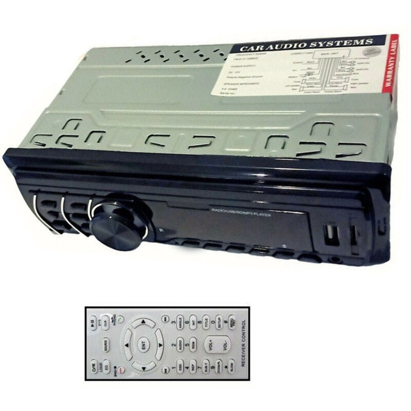 foto del prodotto trade shop traesio autoradio stereo auto vivavoce bluetooth aux mp3 sd usb 65wx4 le 502 luci colori 