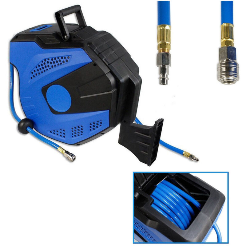 foto del prodotto trade shop traesio avvolgitubo ad aria compressa automatico da 20 metri per compressore zya03 q20 