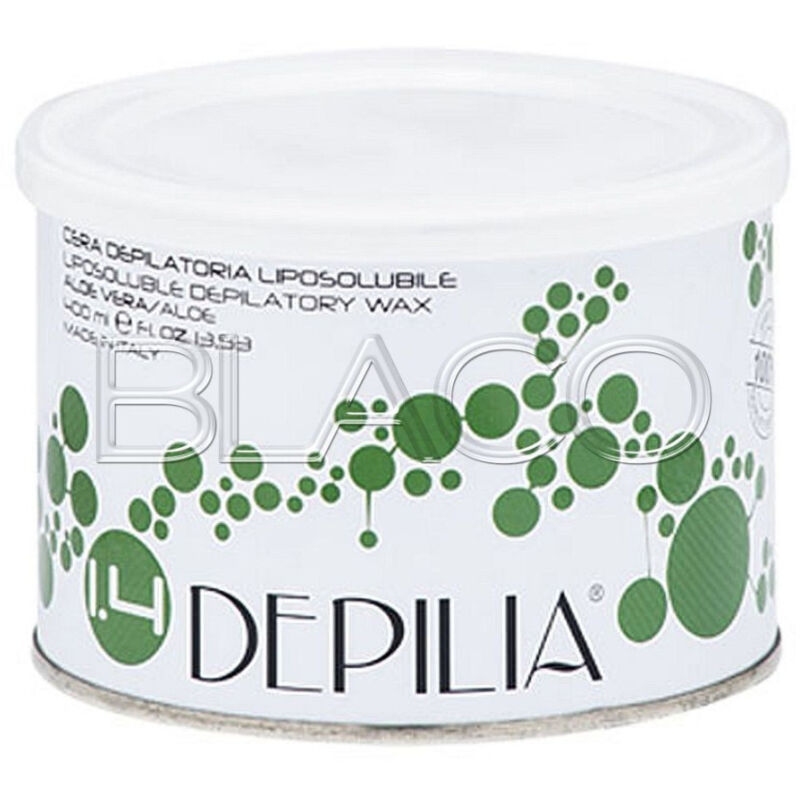 foto del prodotto trade shop traesio barattolo cera depilatoria liposolubile aloe vera 1.4 400 ml fornello ceretta 