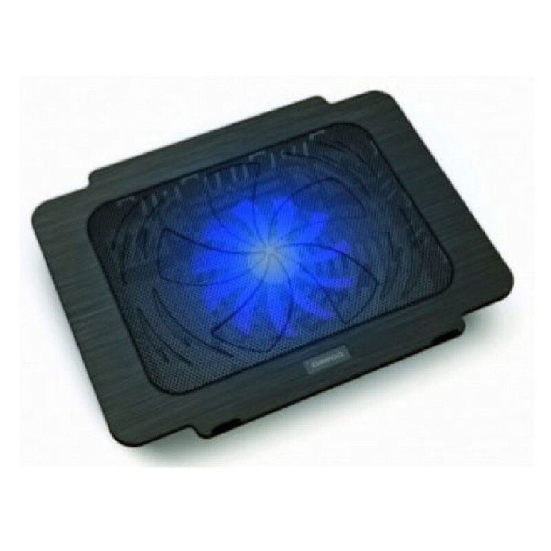 foto del prodotto trade shop traesio base appoggio per laptop notebook pc portatile con ventola raffreddamento luce 