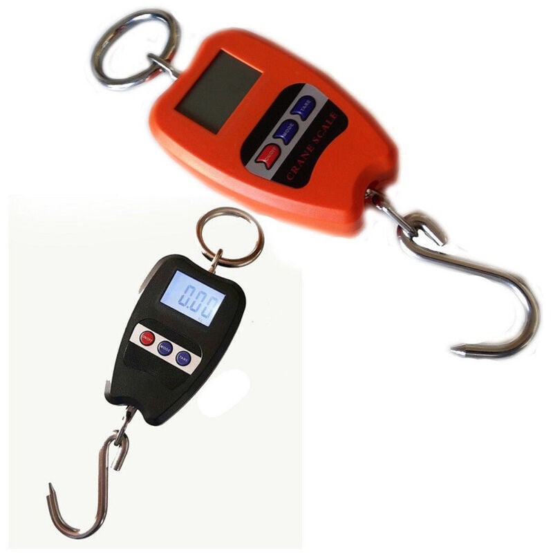 foto del prodotto trade shop traesio bilancia digitale professionale gancio dinamometro molla 200 kg sospesa molla 