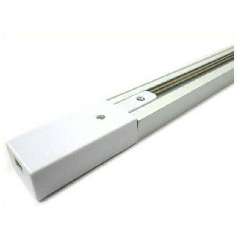 foto del prodotto trade shop traesio binario 1mt elettrificato 2 poli rinforzato monofase bianco faro pista b bina b 