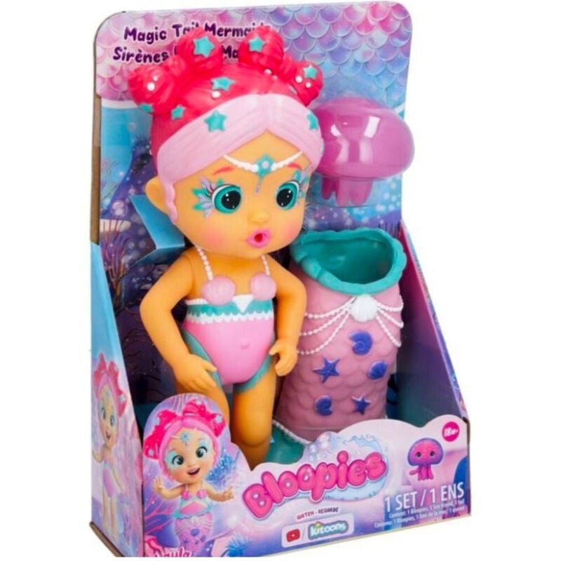 foto del prodotto trade shop traesio bloopies magic tail sirenetta magica bambola layla gioco per bambine et 18 