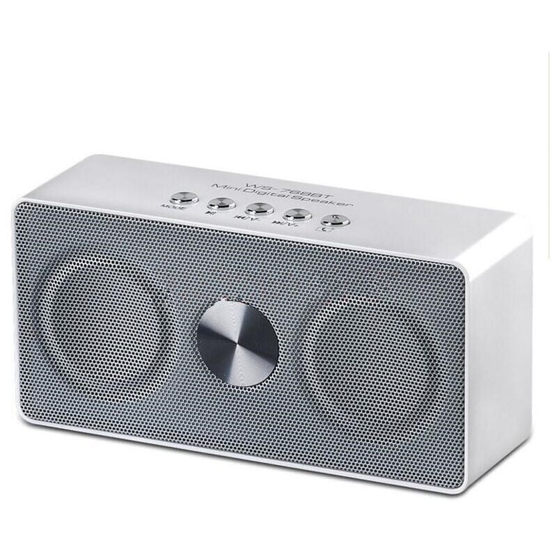 foto del prodotto trade shop traesio bluetooth speaker cassa funzione nfc portabile mini stereo subwoofer radio 