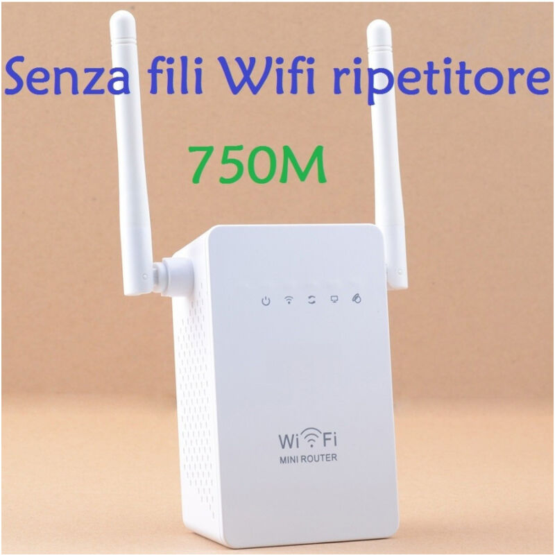 foto del prodotto trade shop traesio boas 750m wireless n lan wifi ripetitore ap estensione wifi 2.4g con 2 antenne 