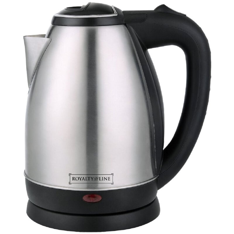 foto del prodotto trade shop traesio bollitore elettrico in acciaio inox 1,8lt 2200w acqua calda bollilatte silver 