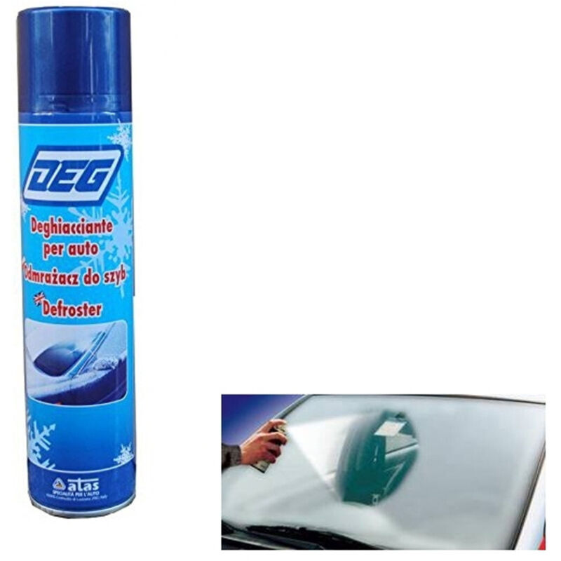foto del prodotto trade shop traesio - bomboletta spray sciogli ghiaccio neve 300ml vetri parabrezza auto barca casa -