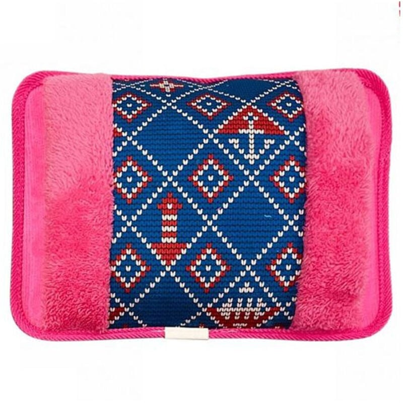 foto del prodotto trade shop traesio borsa acqua calda elettrica amore con tasca scalda mani vari colori fantasie 
