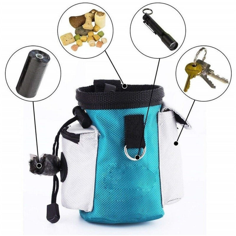 foto del prodotto trade shop traesio borsa addestramento portapremio snack erogazione bustine 14 x 18 x 8.5 cm cane 
