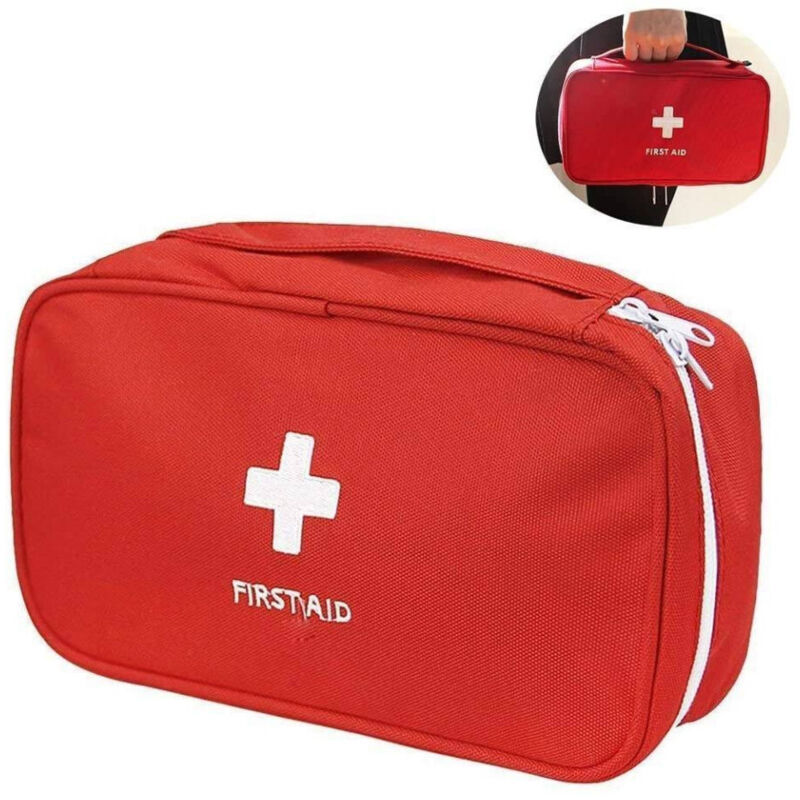foto del prodotto trade shop traesio - borsa di pronto primo soccorso per auto moto casa borsetta medica emergenza -