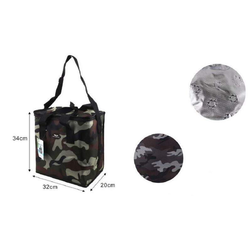 foto del prodotto trade shop traesio borsa militare termica 22 lt mare campeggio escursioni picnic 32x20x34 cm 12811 