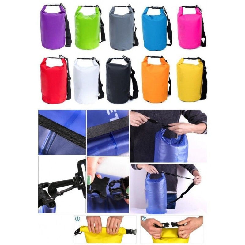 foto del prodotto trade shop traesio borsa sacco frigo sacca stagna waterproof impermeabile mare barca 5 litri 