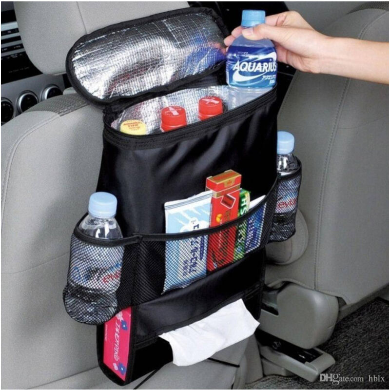foto del prodotto trade shop traesio borsa termica frigo portabevande auto tasca sedile organizzatore rete macchina 