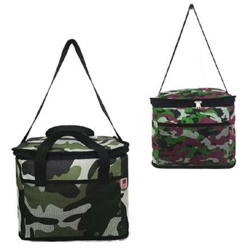 foto del prodotto trade shop traesio borsa termica lampedusa mimetica 24lt 27 x 36 x 23,5 cm frigo mare viaggi 772315 