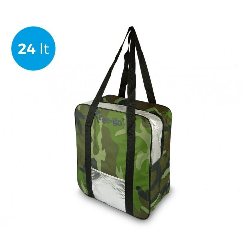 foto del prodotto trade shop traesio borsa termica mimetica 24l frigo porta pranzo spiaggia mare escursione pic nic 