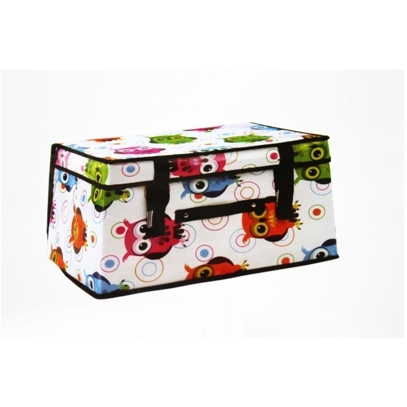 foto del prodotto trade shop traesio box scatola porta biancheria abiti oggetti 50x40x30 cm contenitore salvaspazio 