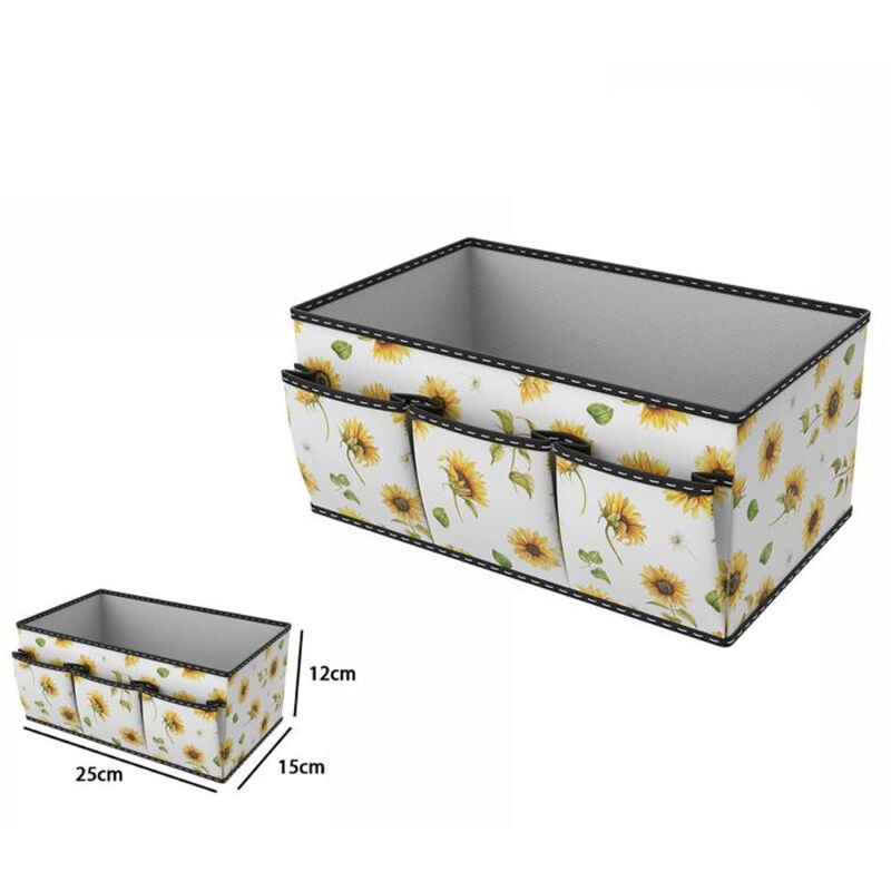 foto del prodotto trade shop traesio box scatola salvaspazio armadio contenitore porta oggetti organizer 25x15x12 cm 