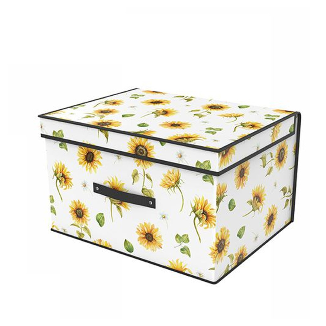 foto del prodotto trade shop traesio box scatola salvaspazio armadio contenitore porta oggetti organizer 30x28x15 