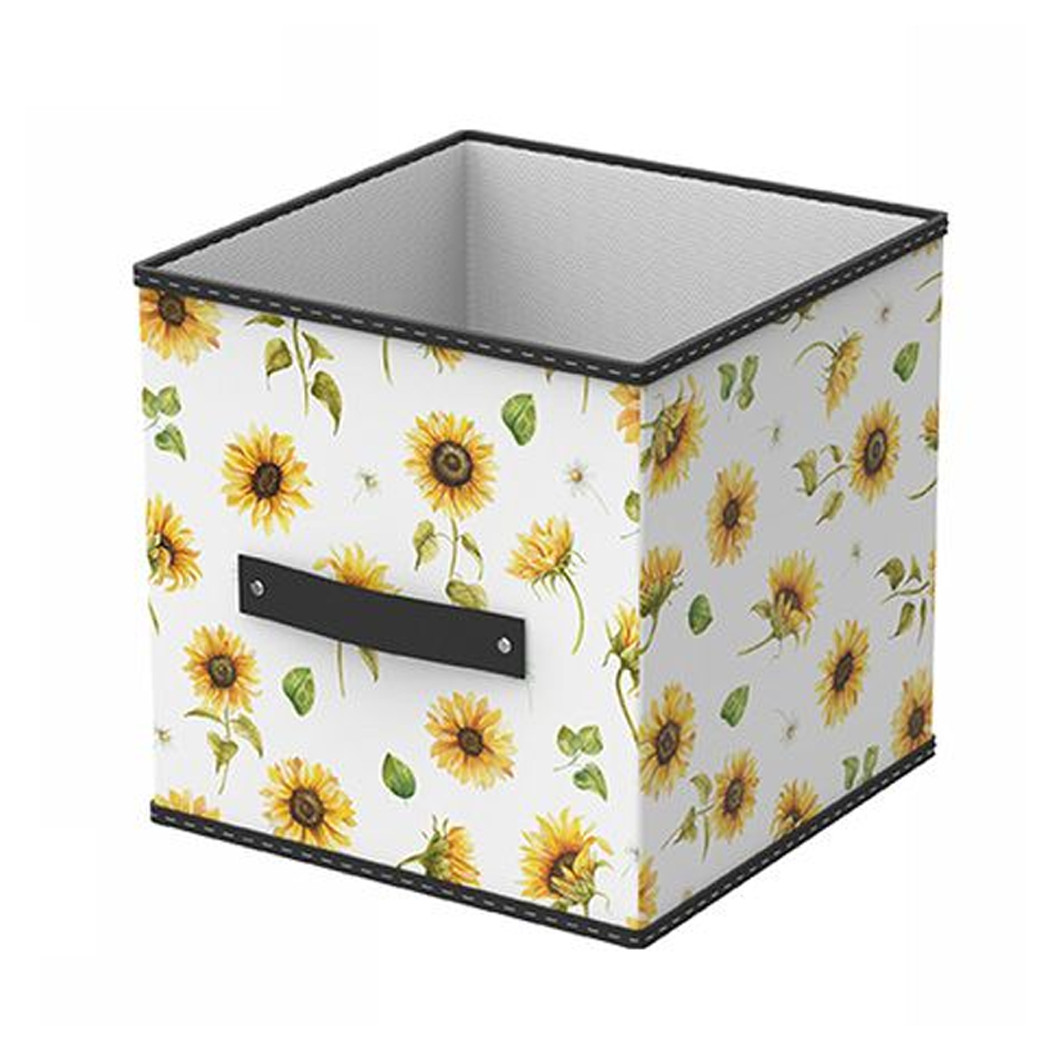 foto del prodotto trade shop traesio box scatola salvaspazio armadio contenitore porta oggetti organizer 31x31x31 