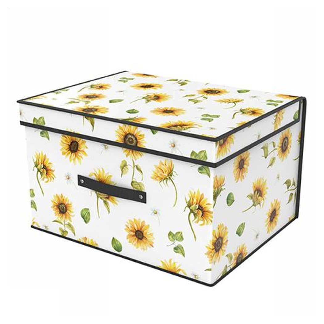 foto del prodotto trade shop traesio box scatola salvaspazio armadio contenitore porta oggetti organizer 40x40x25 