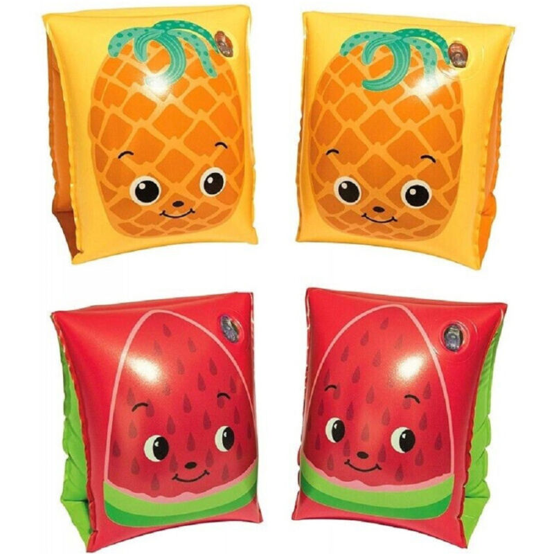 foto del prodotto trade shop traesio braccioli frutta per bambini 23x15cm nuoto piscina mare modelli assortiti 32042 
