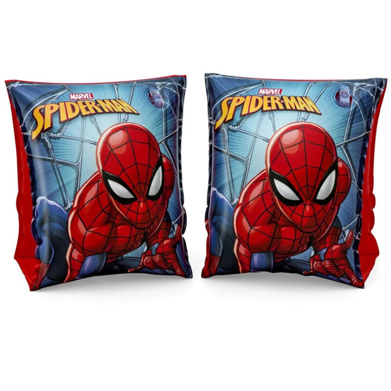 foto del prodotto trade shop traesio - braccioli gonfiabili stampa spiderman 23x15cm mare piscina estate per bambini 019943 -