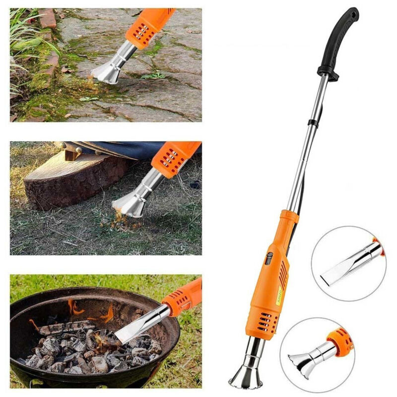 foto del prodotto trade shop traesio - bruciatore erba elettrico 2000w 230v diserbante termico per erbacce 60 650 gradi -