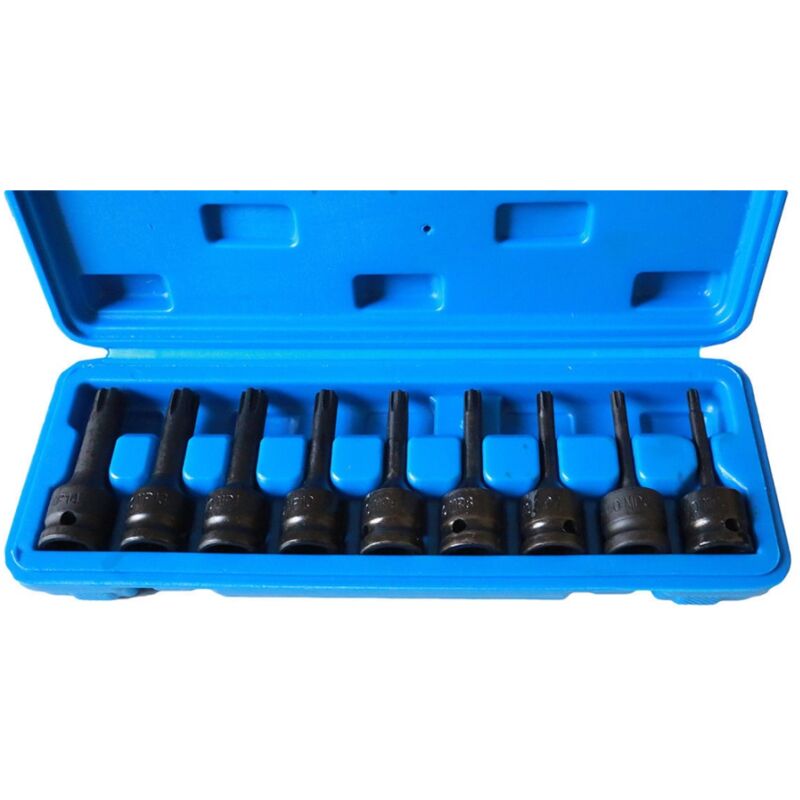 foto del prodotto trade shop traesio bussole ribe ad impatto attacco 1 2 set 9 pz misure da m5 a m14 