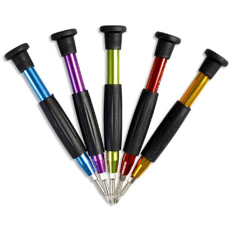 foto del prodotto trade shop traesio cacciaviti precisione 5 pz x riparazione computer cellulare tablet giraviti 8222 