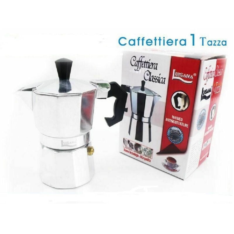 foto del prodotto trade shop traesio caffettiera moka macchinetta caff espresso napoletano misura 1 tazza 