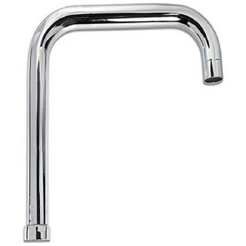 foto del prodotto trade shop traesio canna di ricambio miscelatore rubinetto cucina lavello canna alta squadrato 22cm 