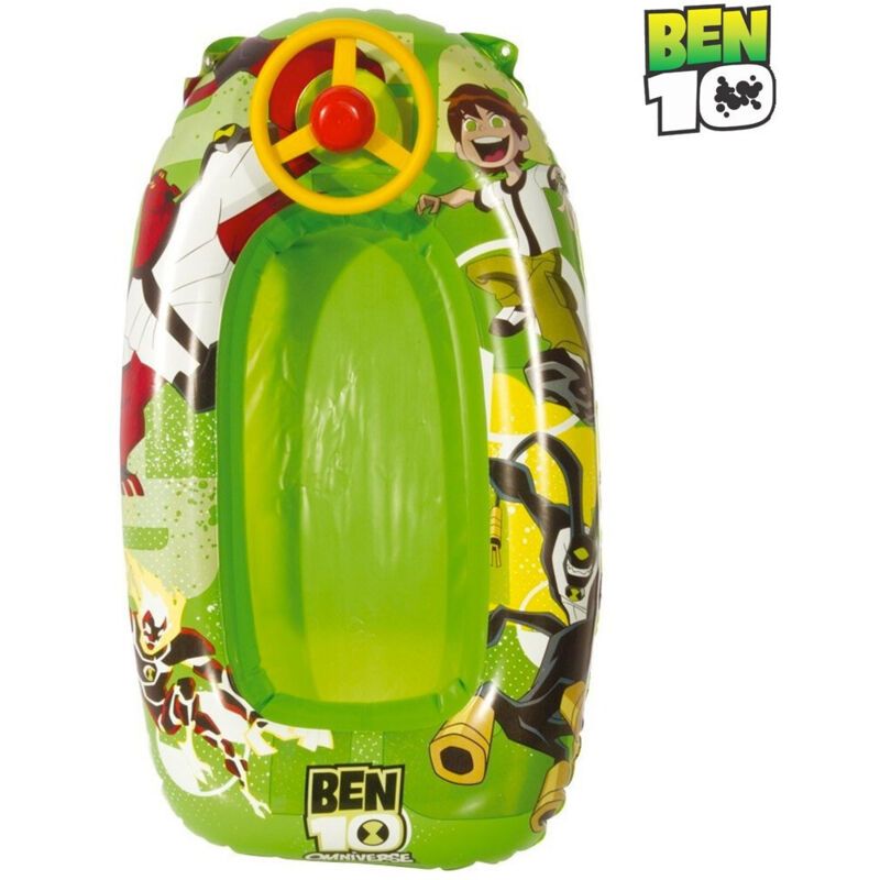 foto del prodotto trade shop traesio canotto con volante ben 10 dimensioni 90 x 50 cm bambini mare piscina 