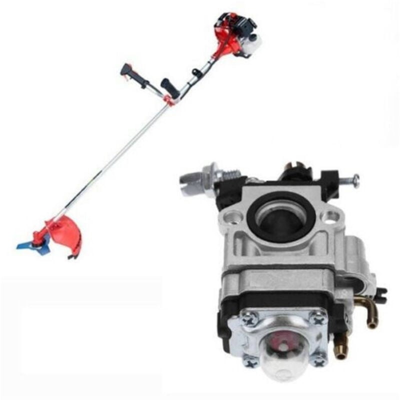 foto del prodotto trade shop traesio carburatore per decespugliatore 43cc 49cc 52cc 2 tempi foro 15mm cg430 