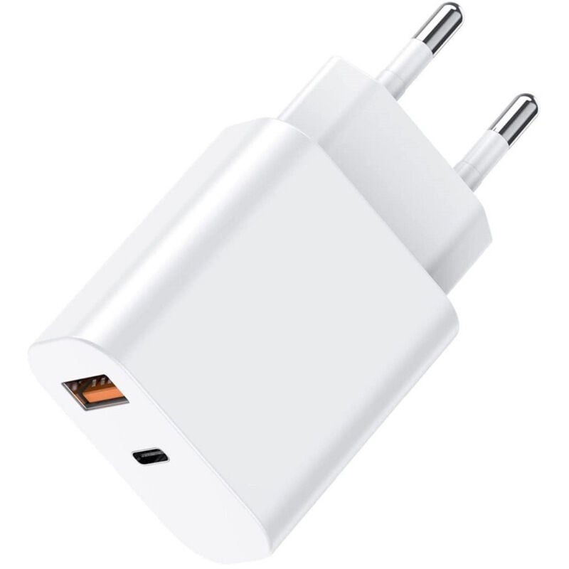 foto del prodotto trade shop traesio caricatore 20w usb a usb c pd 3.0 per iphone xiaomi huawei samsung caricabatteria 