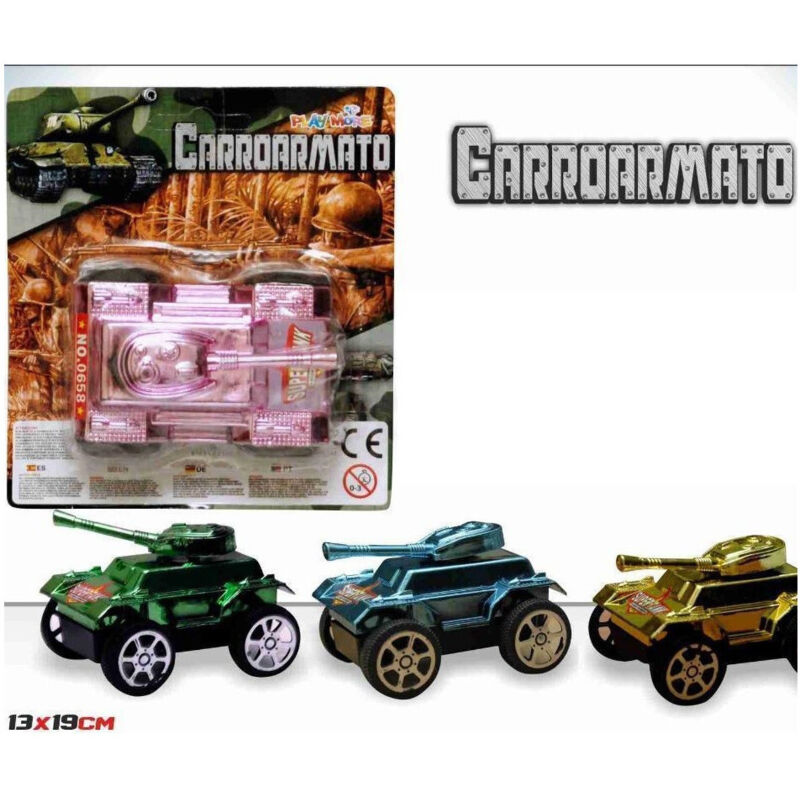 foto del prodotto trade shop traesio carroarmato lux carrarmato gioco giocattolo colorato bimbi bambini 